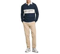 Pepe Jeans Men's Slim Chino Twill Trouser, Brown (Concrete Beige), 32 W