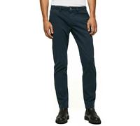 Pepe Jeans - Mens Slim Fit Stretch Chino Pants Trousers - Charly Navy Blue