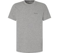Pepe Jeans Men's Solid Tshirt T-Shirt, Grey (Marl Grey), S