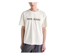 Pepe Jeans Men's Sutton Tee, T-Shirt, Beige, L