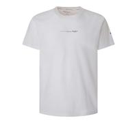 Pepe Jeans Men's T-Shirt - David Tee, Round Neck, Short Sleeve, Cotton, Logo