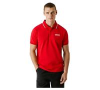 Pepe Jeans Men's Tipped Logo Polo Polo, Red(Mars RED), XXL
