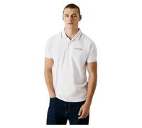 Red Bull Racing X Pepe Jeans Men's Tipped Logo Polo, White(White), M