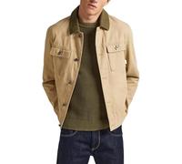 Pepe Jeans Men's Valtari Jacket, Brown (Khaki), XL