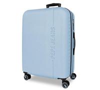 Pepe Jeans Montana Medium Blue Suitcase 48x68x27 cm Rigid ABS Integrated TSA Closure 72 L 4.14 kg