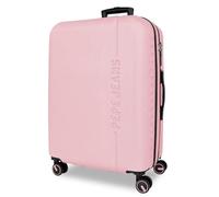 Pepe Jeans Montana Medium Pink Suitcase 48x68x27 cm Rigid ABS Integrated TSA Closure 72 L 4.14 kg
