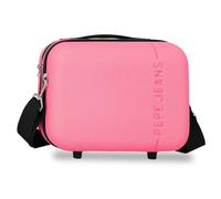 Pepe Jeans Montana Nececer Adaptable Pink 25x21x15cm Rigid ABS 9.1L 0.8kg by Joumma Bags
