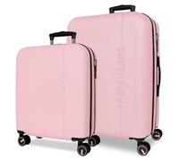 Pepe Jeans Montana Pink Luggage Set 55/68 cm Rigid ABS Integrated TSA Closure 109 L 6.9 kg Extendable Hand Luggage