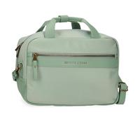 Pepe Jeans Morgan Toiletry Bag Green 31x21x15cm Polyester with Faux Leather Details by Joumma Bags, Green, One Size, Toiletry Bag