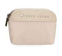 Pepe Jeans Morgan Wallet Beige 11.5x8.5x1.5cm Polyester and PU by Joumma Bags, Beige, One Size, Purse