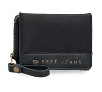 Pepe jeans Morgan, Women's Bags and Travel Accessories, Beige, Black, Green Faux Leather by Joumma Bags, black, standard size, purse
