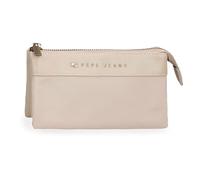Pepe jeans Morgan, Women's Bags and Travel Accessories, Beige, Black, Green Faux Leather by Joumma Bags, beige, standard size, Wallet