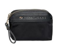 Pepe jeans Morgan, Women's Bags and Travel Accessories, Beige, Black, Green Faux Leather by Joumma Bags, Black, Standard Size, Round Purse