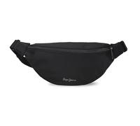 Pepe Jeans Naia Flat Waist Bag Black 31x13x7 cm Polyester and PU by Joumma Bags