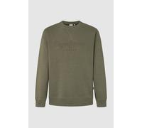 Pepe Jeans New Nouvel Centre Logo Crew Neck Sweatshirt Khaki Pepe Jeans Khaki L