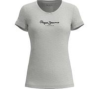 Pepe Jeans New Virginia Short Sleeve T-shirt Grey L Woman