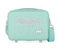 Pepe Jeans Nora Adaptable Toiletry Bag with Shoulder Bag Blue 29x21x15cm Rigid ABS 9.14L 0.65kg by Joumma Bags