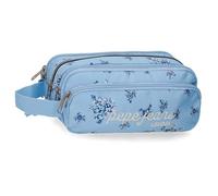 Pepe Jeans Olivia Estuche Blue Claro 22x10x11 cm Polyester 2,42L by Joumma Bags