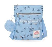 Pepe Jeans Olivia Flat Shoulder Bag Light Blue 20x24x0.1cm Polyester 0L by Joumma Bags
