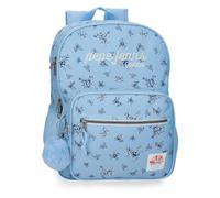 Pepe Jeans Olivia Trolley Adaptable Backpack Light Blue 30x40x12cm Polyester 14.4L by Joumma Bags