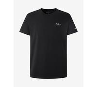 Pepe Jeans Original Basic 3 Short Sleeve T-Shirt Black White - L