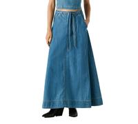 Pepe Jeans Pl9011928 Long Skirt Blue S Woman