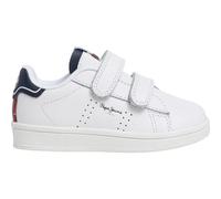 Pepe Jeans Player Air Bk Sneaker, White, 12.5 UK
