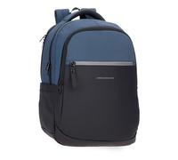 Pepe Jeans Sail up Laptop Backpack Double Compartment Laptop 15.6 Inch Blue 30x42x14.5cm Polyester and PU 18.27L by Joumma Bags, Blue, One Size, Laptop Backpack Dual Compartment