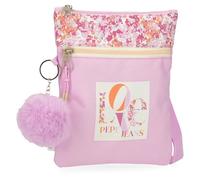 Pepe Jeans Sandra Flat Shoulder Bag Pink 20x24cm Polyester by Joumma Bags by Joumma Bags, pink, Flat Shoulder Bag