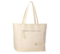Pepe Jeans Sprig Portable Tote Bag 15,6 Inch Beige 34x32x14cm Faux Leather by Joumma Bags, Beige, One Size, Tote Bag