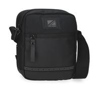 Pepe Jeans Stratford Shoulder Bag Black 17x22x7.5cm Polyester by Joumma Bags, Black/White, One Size, shoulder bag