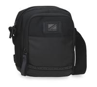 Pepe Jeans Stratford Shoulder Bag Medium Black 17x22x7.5cm Polyester by Joumma Bags, Black/White, One Size, Medium Crossbody Bag