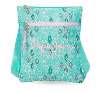Pepe Jeans Sun Shoulder Bag Plana Turquesa Verde 20x24x0 cm Polyester 0L by Joumma Bags
