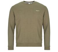 Pepe jeans Sweatshirt MACBETH SMALL LOGO PLAIN CREW in Kaki EU S