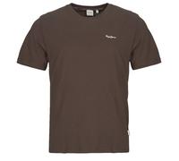 Pepe jeans T shirt CONTRAST CONNOR in Brown EU S