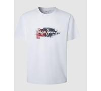 Pepe Jeans Trey Short Sleeve T-Shirt White - M