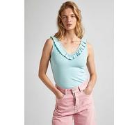 Pepe Jeans V-Neck Blouse Aqua Blue