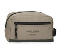 Pepe Jeans Waltford Nececer Adaptable Beige 25x15x12cm Polyester with Faux Leather Details by Joumma Bags