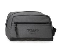 Pepe Jeans Waltford Nececer Adaptable Grey 25x15x12cm Faux Leather and Polyester by Joumma Bags