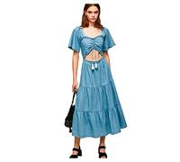 Pepe Jeans Women's Aitana Dress, Blue (Blue), M