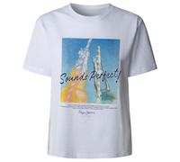 Pepe Jeans Women's Angel T-Shirt, White(White), XL