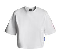 Pepe Jeans Women's Boxy Crop TEE T-Shirt, White(White), S