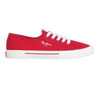 Pepe Jeans Women's Brady Basic W Sneak, Red(RED), 3