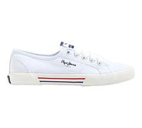 Pepe Jeans Women's Brady Basic W Sneaker, White (White), 7 UK