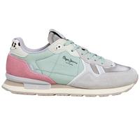 Pepe Jeans Women's BRIT Glen W Sneak, Grey (Light Grey), 3 UK