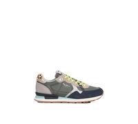Pepe Jeans Women's BRIT Glitter W Sneak, Green Casting Green, 6 UK