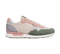 Pepe Jeans Women's Brit Mixt W Sneaker, Green (Casting Green), 6