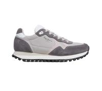 Pepe Jeans Women's Brit-On Prints W Sneaker, Grey (Smoke Grey), 8 UK