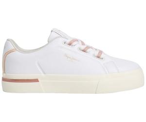 Pepe Jeans Women's Carla Basic W Sneak, White (White), 5 UK