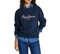 Pepe Jeans Women's Frida, Sweatshirt, Blue, XS
